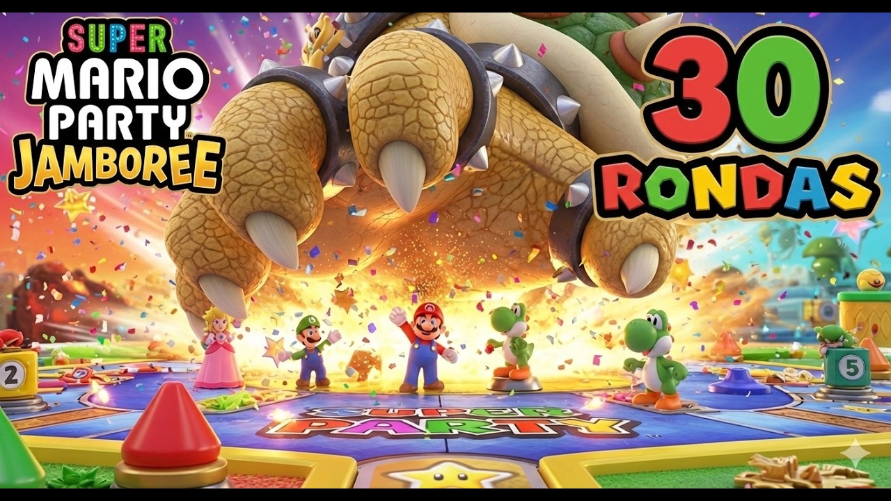 30 RONDAS! 2da Parte | Super Mario party Jamboree