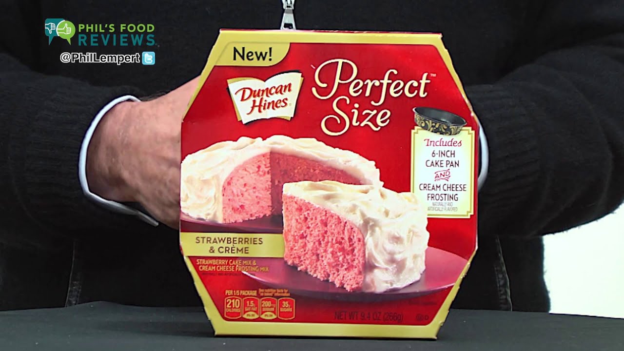 Duncan Hines Perfect Size Strawberries & Creme is a MISS