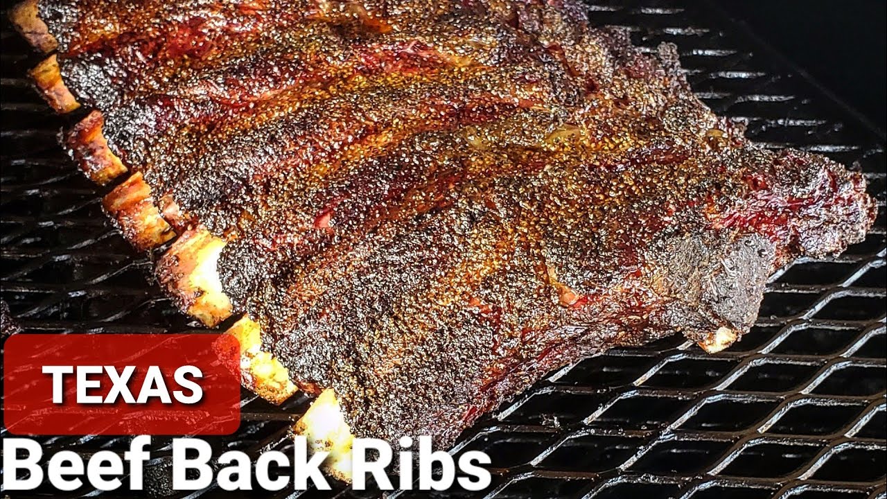 Beef Back Ribs Smoked - TEXAS Sized Beef Back Ribs