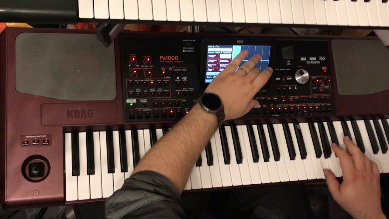 KORG Pa1000 - Checkin' out Sound & KAOSS FX