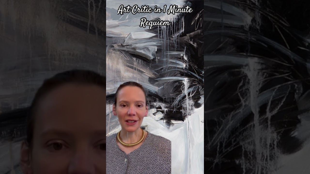 Art Critic in 1 Minute Eugenie Diserio Requiem #artwork #artmarket #artcritic #artist #abstractart