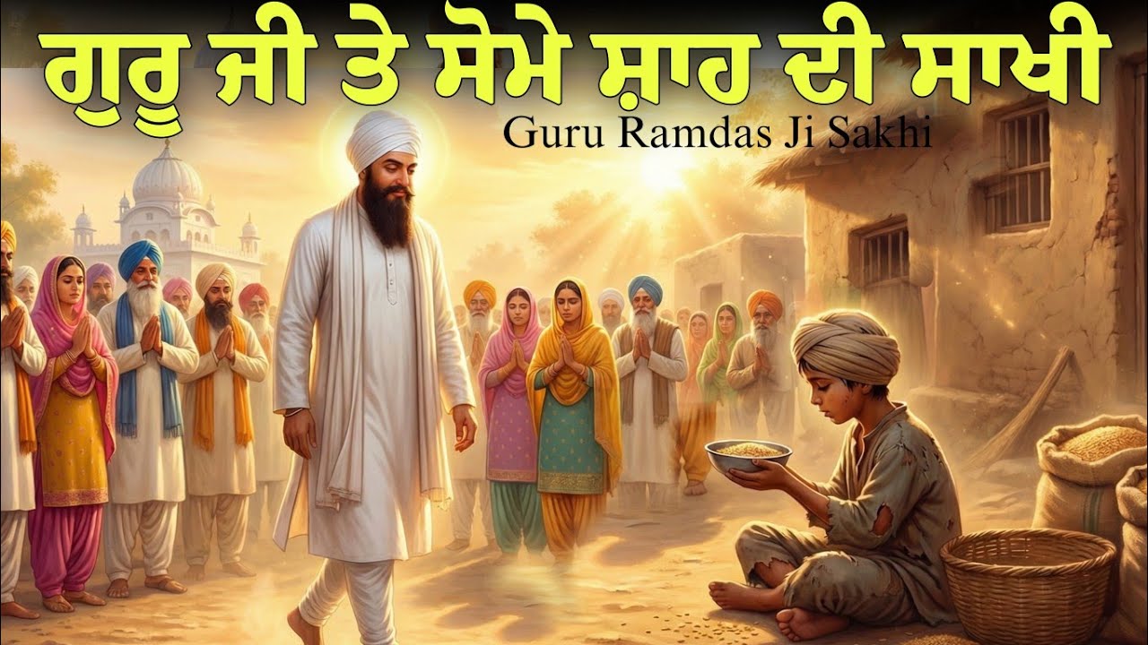 ਗੁਰੂ ਜੀ ਤੇ ਸੋਮੇ ਸ਼ਾਹ ਦੀ ਸਾਖੀ || Guru Ramdas Ji Sakhi || Remix Katha || Sikh Itihas