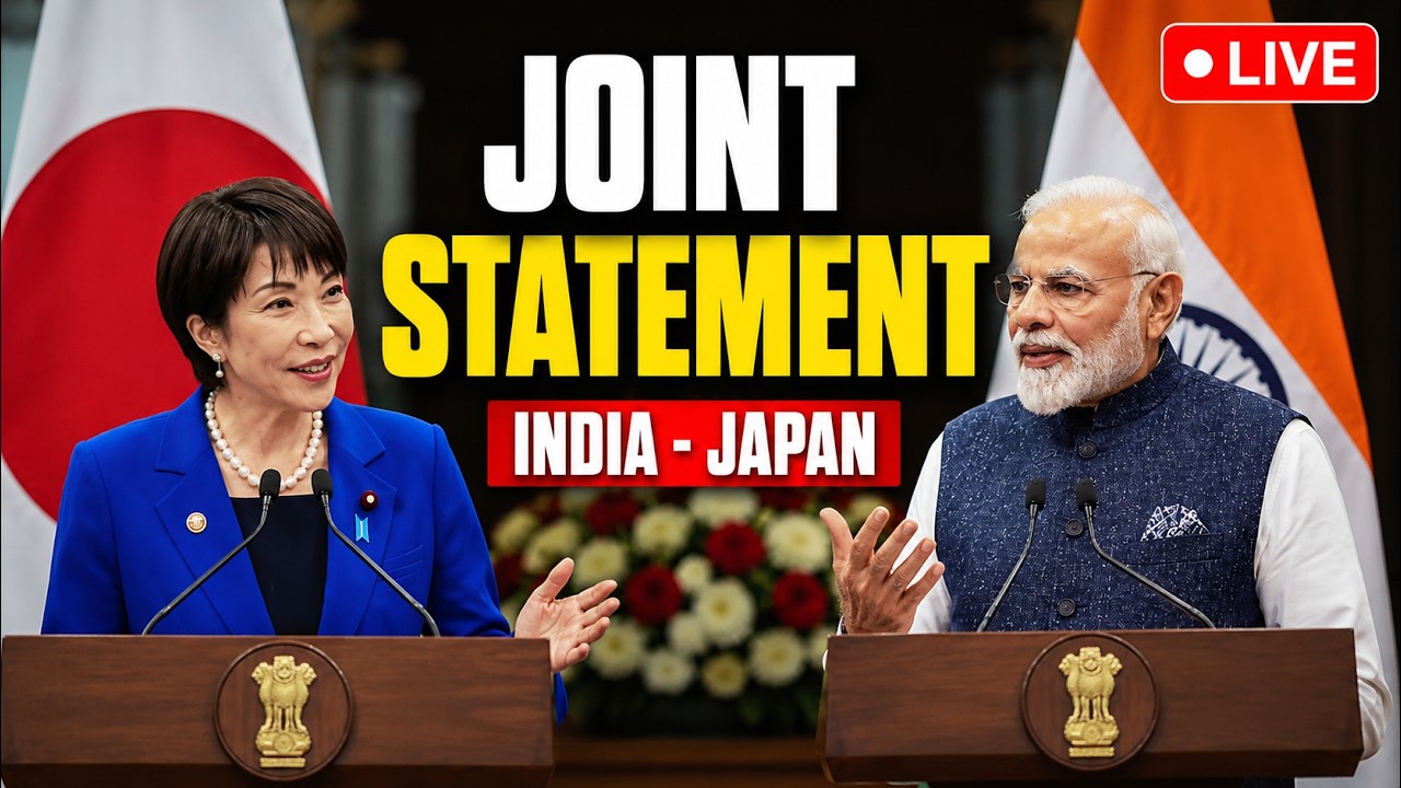 LIVE: PM Modi & Japan PM Sanae Takaichi Joint Statement | India-Japan Summit LIVE