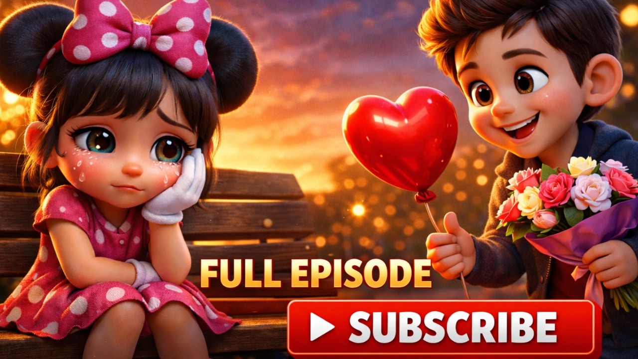 She Was Crying Alone 😭 Then Someone Came to Cheer Her Up ❤️ | 3D Cartoon Story