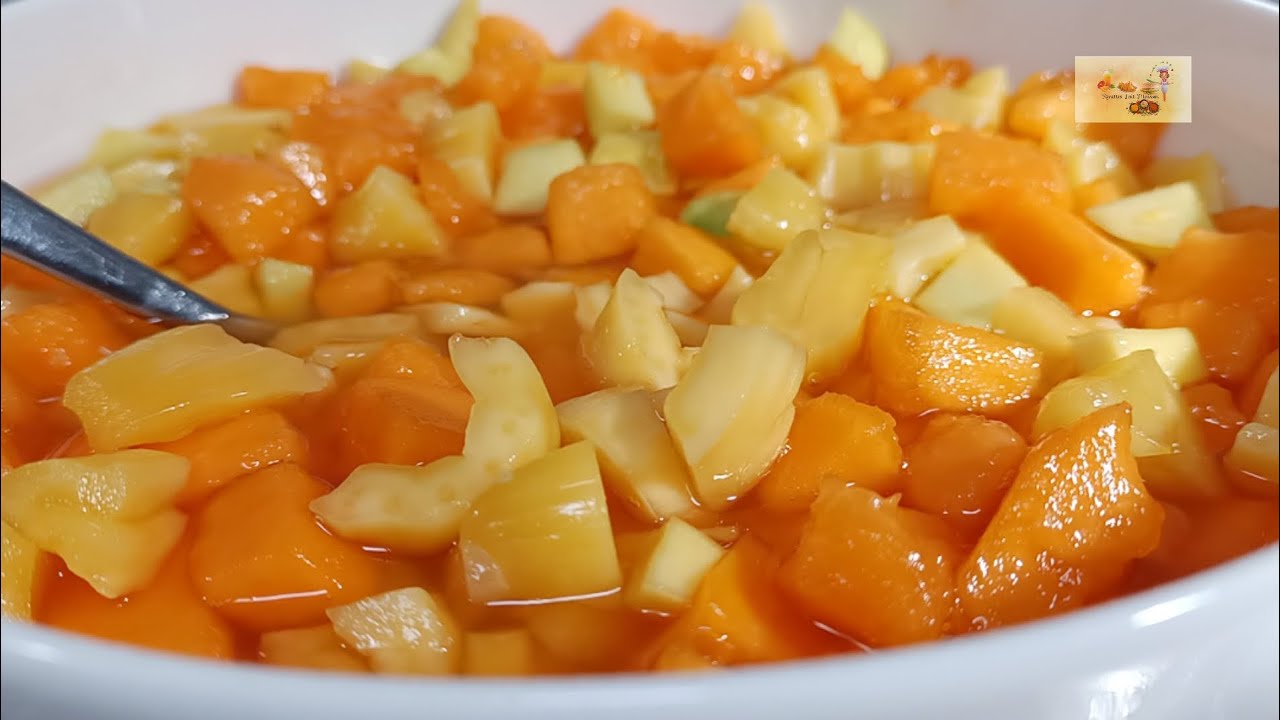 ✨SALADE DE FRUITS 100% BIO AVEC UN SIROP LÉGER fruits des Comores ✨