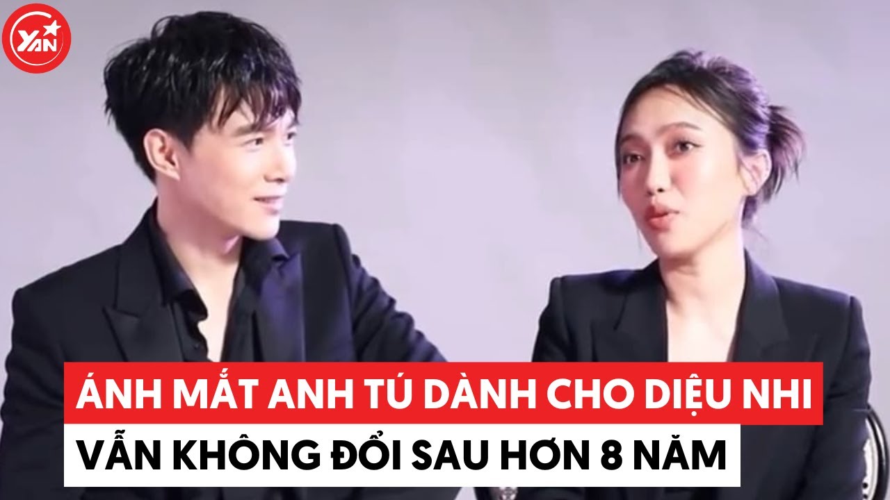 Đã bên nhau hơn 8 năm nhưng ánh mắt Anh Tú dành cho Diệu Nhi vẫn không thay đổi