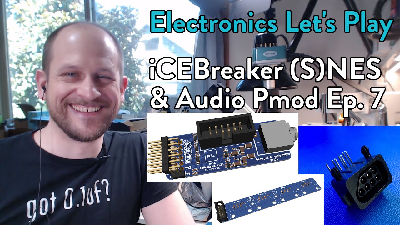 Electronics Let's Play - iCEBreaker SNES & Audio Pmod in KiCad Ep. 7