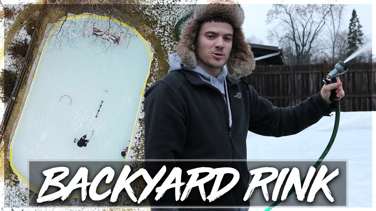 BUILDING MY OWN BACKYARD HOCKEY RINK