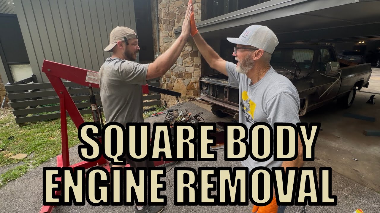 Square Body Engine Removal - What could go wrong?