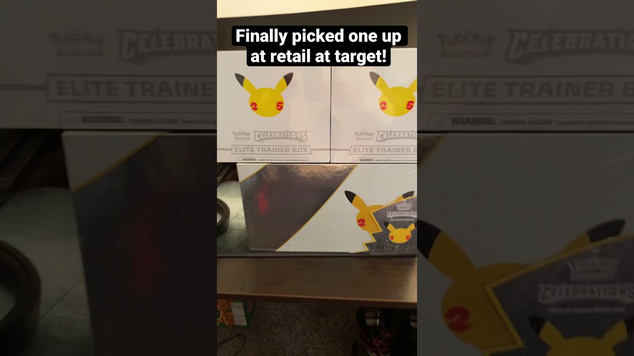 Finding a Pok&eacute;mon Celebrations: Ultra Premium Collection at my local target! (12/8)!
