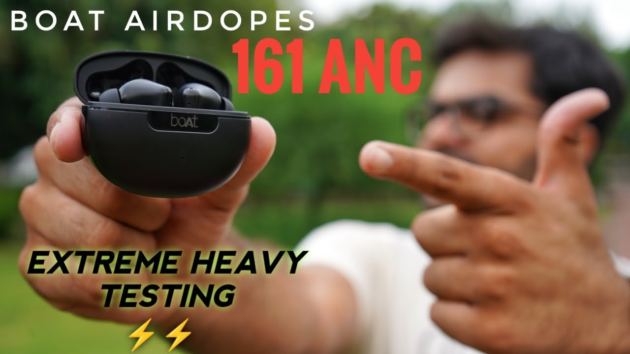 boAt Airdopes 161 ANC True Wireless Earbuds Extreme Heavy Testing ⚡⚡ Worth it ??