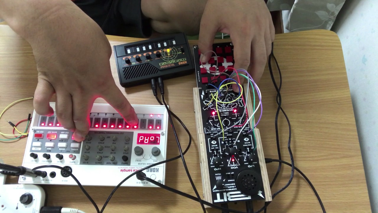 bastl Bitranger, korg volca  sample,korg monotron delay  jam