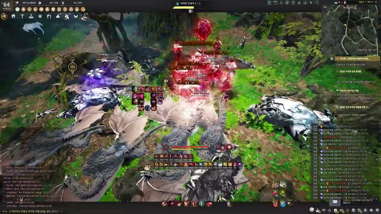 검은사막[BDO] 전승 란 데키아 가시나무숲 Black Desert Succession Lahn Dehkia thornwood 20k trahs/hr Lv2