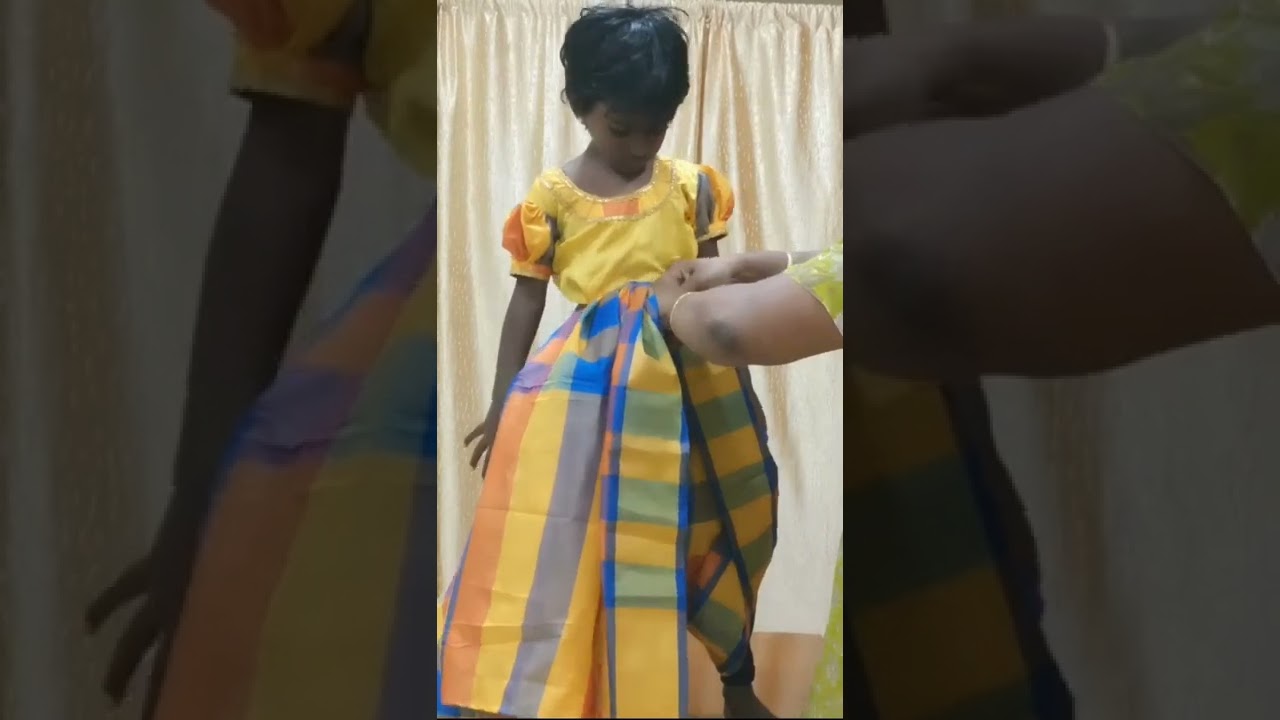 Veeramangai VeluNachiyar kids dress make up 