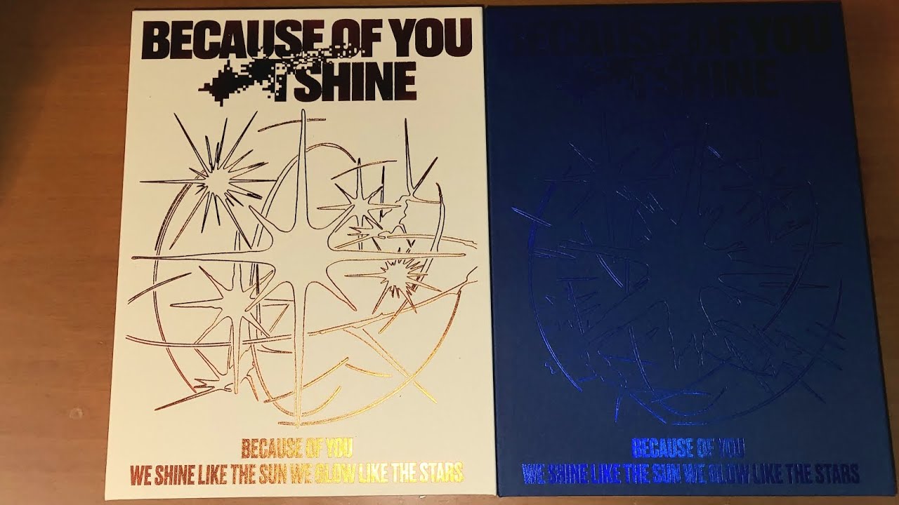 Unboxing BUS(Because of you I shine) 1st Full Album 'Because of you, I shine' Both Versions