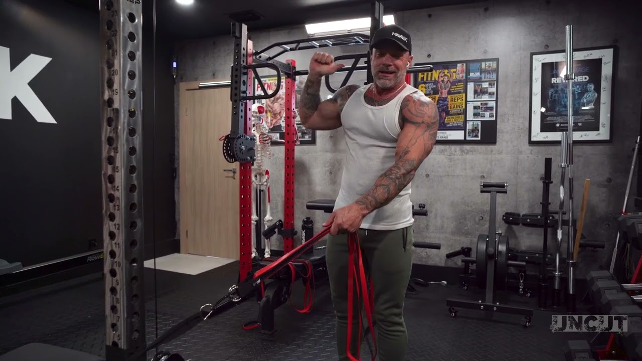 James Grage Workout: SHOULDERS with Dumbbells & Resistance Bands | Raw & Uncut | Day 32