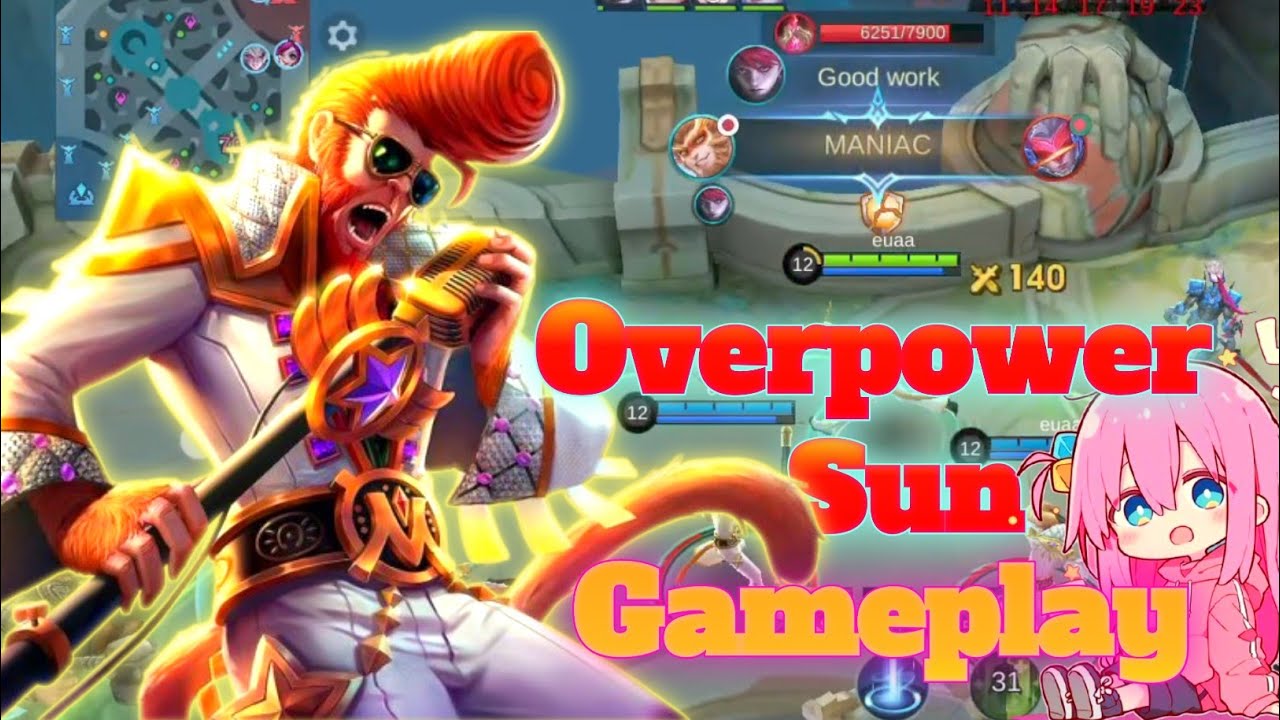 Unstoppable Sun Gameplay | Maniac Moments & Split Push Domination