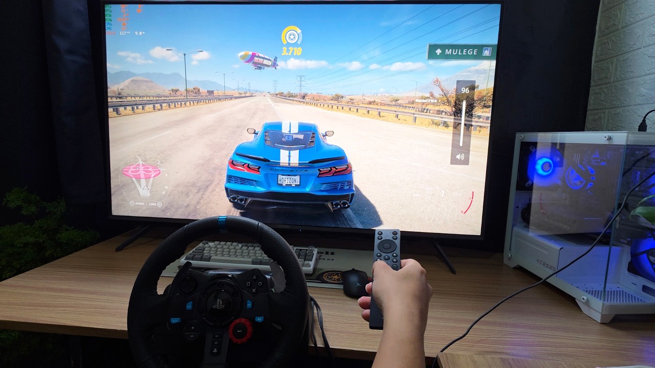 TV TCL C6K como monitor para PC gamer, TV no PC 144 Hz 4K OU 240 HZ FHD #pov #gamer