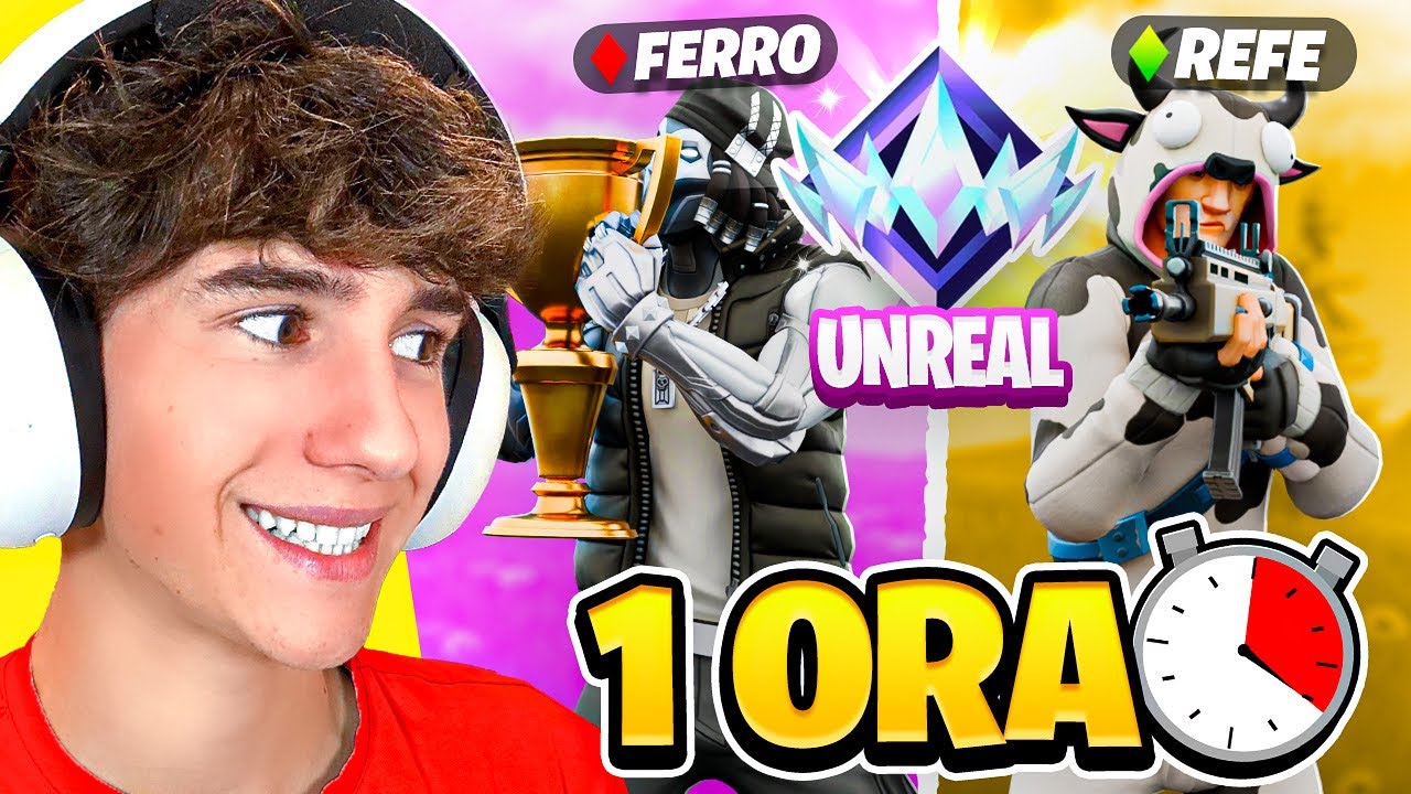 Chi fa più PUNTI in RANKED Rientro in 1 ORA VINCE... Capitolo 6 Fortnite ITA