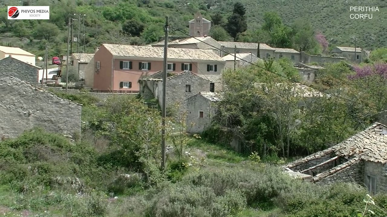 The abandoned village - Old Perithia, Corfu's oldest village