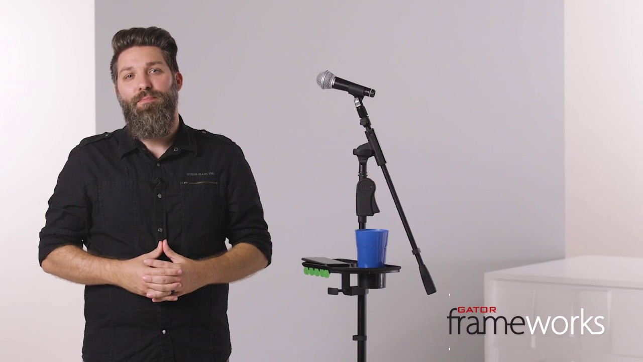 Gator Frameworks Microphone Accessory Tray