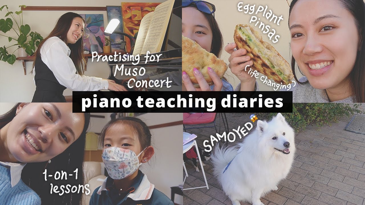Piano teaching diaries | getting ready for muso concert 2 | weekend dog dates | May 2022