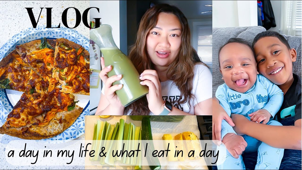 WHAT I EAT IN A DAY, I LOST 5 LBS JUICING + COSTCO FAVS!