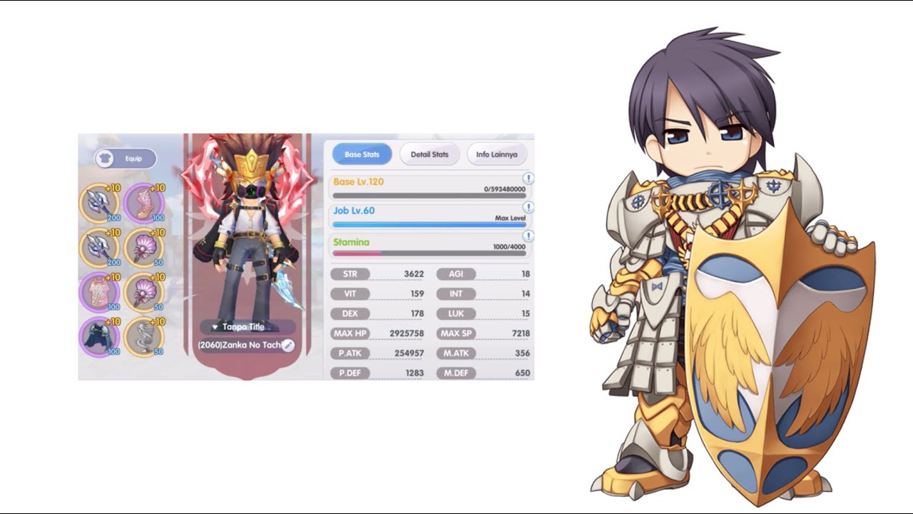 ROX Royal Guard Spear Job Powerfull Di PVE Tapi …