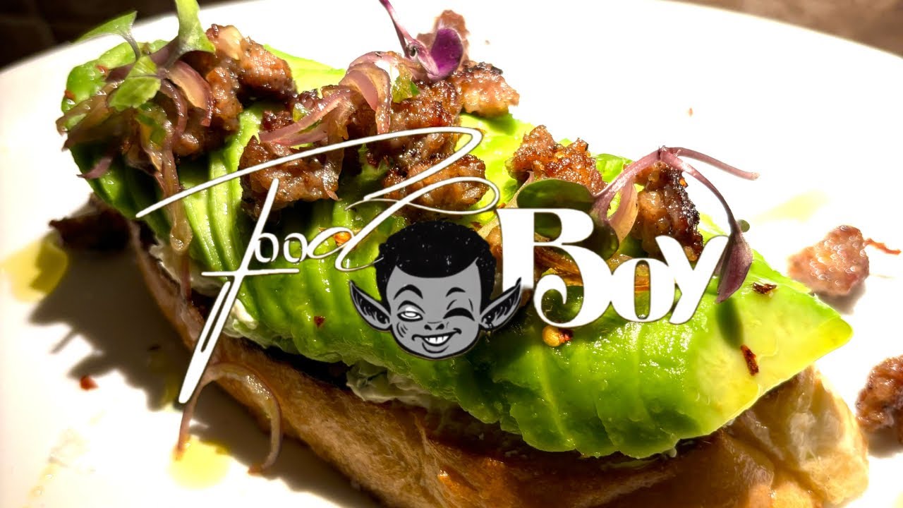 Food Boy Avocado Toast  ( Asmr )
