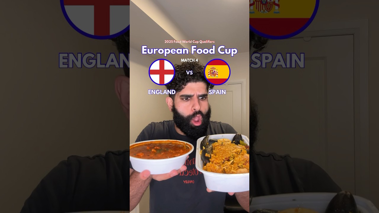 ENGLAND VS SPAIN - European Food Cup