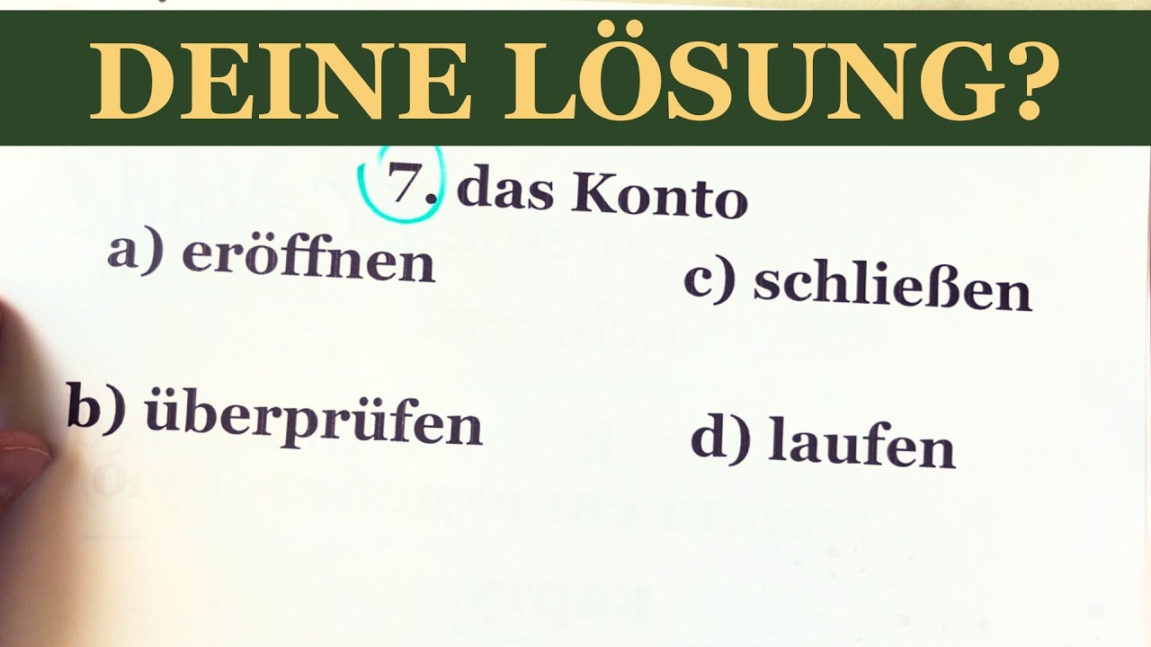 Wie sicher ist dein Deutsch wirklich?