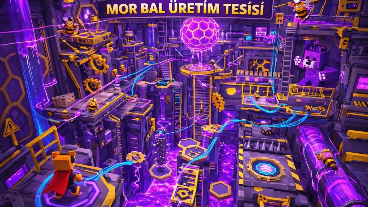 OYUNCU TAKIMI MOR BAL DİYARINA GİRİYOR🐝🍯#ball #aries #oyun #savaş #superbearadventure #superbear 