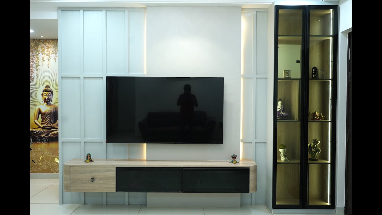 3BHK Interiors | Mr.Kapil & Mrs.Ankita |Aparna Sarovar Zicon | Hyderabad | Lucky Interiors