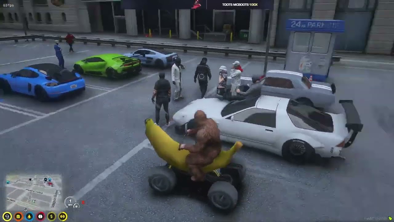 Double R dress up as Apes