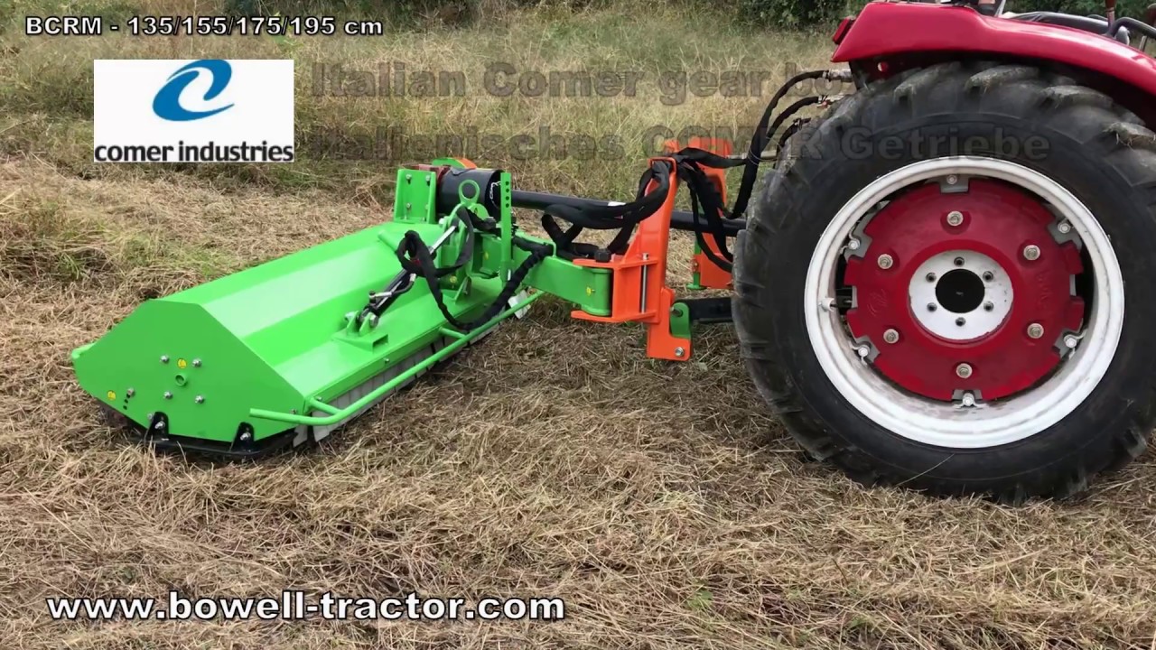 Bowell BCRM | Schlegelmulcher Böschungsmulcher Seitenmulcher Schlegelmäher für Traktoren