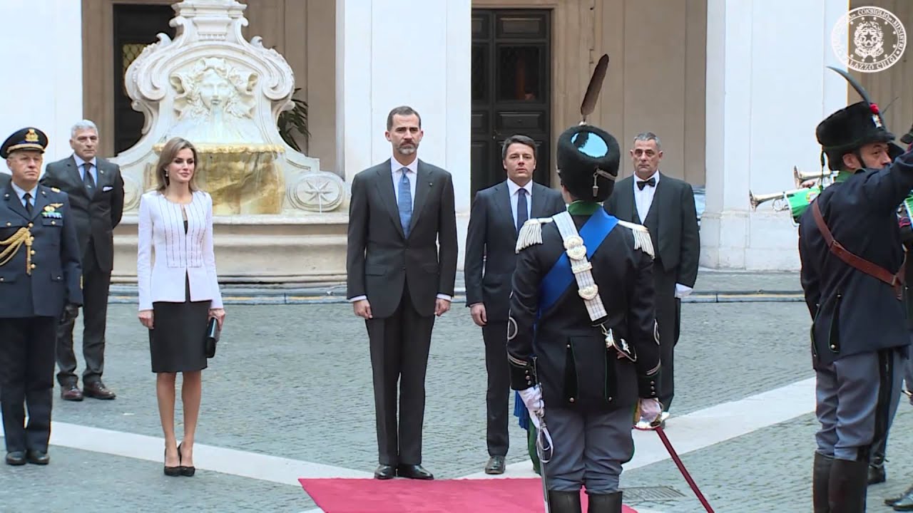 I Reali di Spagna a Palazzo Chigi
