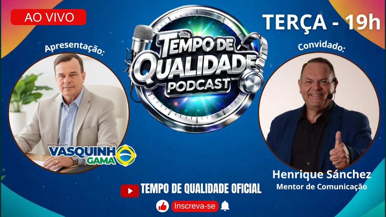 Henrique Sánchez no Tempo de Qualidade | 🔴 AO VIVO | PODCAST 🎧