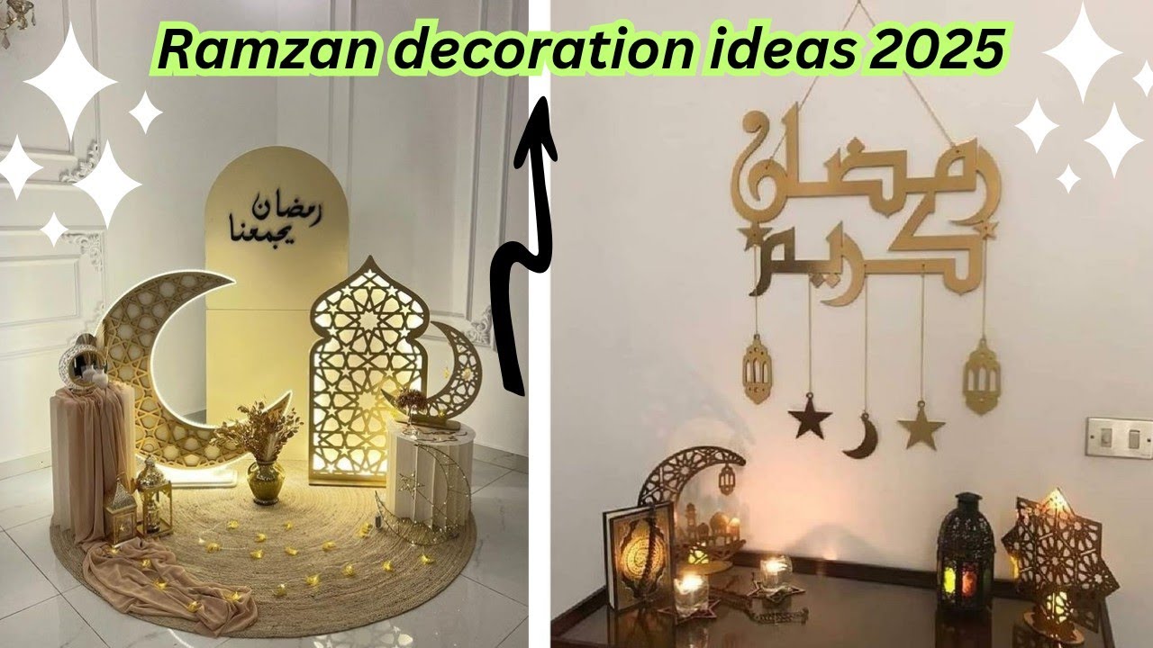 Ramzan decoration idea 2025 //ramzan Mubarak