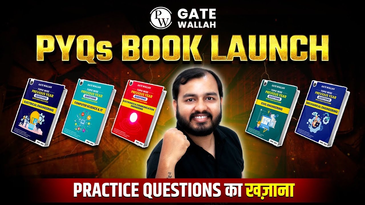 GATE WALLAH | PYQ's Book 📖 Launch | Practice Questions का खज़ाना