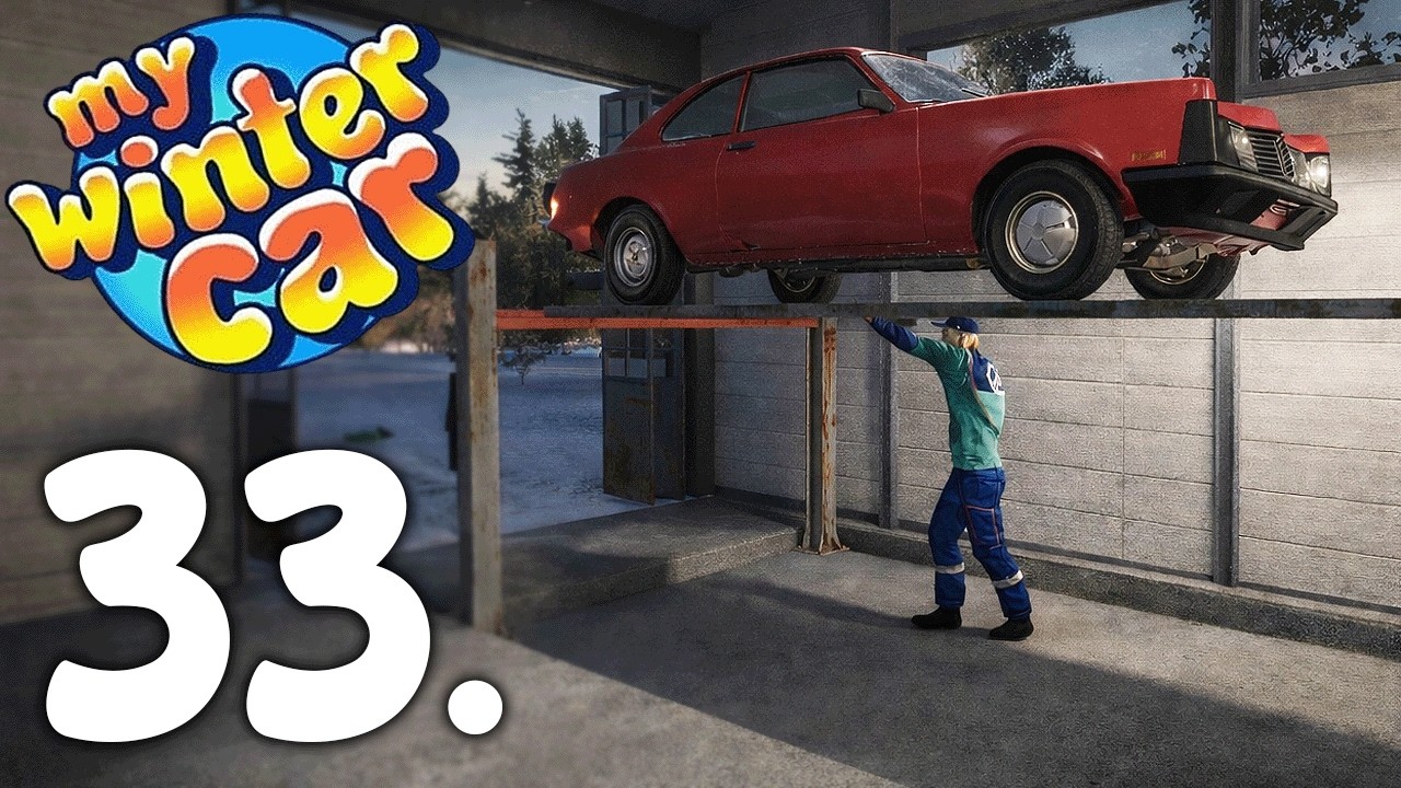 Conduzco EL BÓLIDO por PRIMERA VEZ y lo llevo a LA REVISIÓN #33 - My Winter Car GAMEPLAY ESPAÑOL