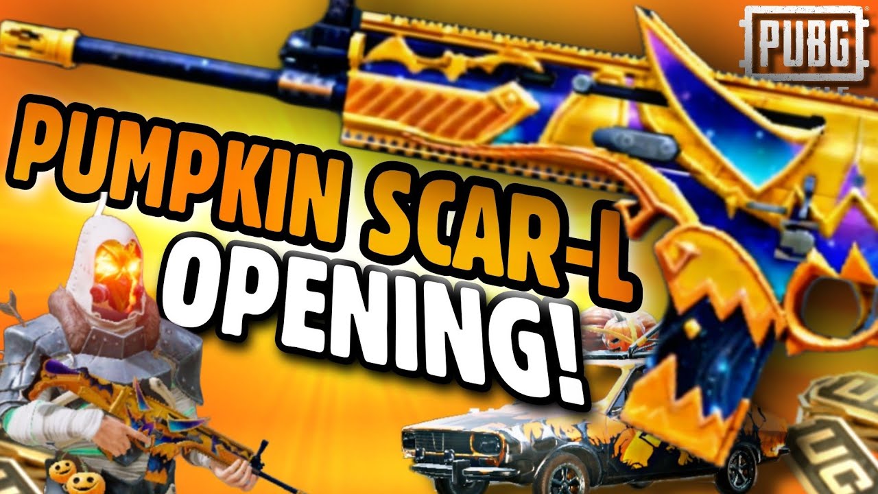 PUMPKIN SCAR-L CRATE OPENING! BEST WORST LUCK EVER! | PUBG Mobile