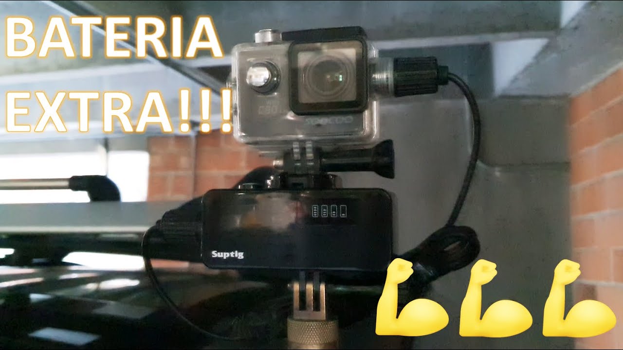 SUPTIG Batería Extra para tu GoPro, Action Cam y Sport Cam