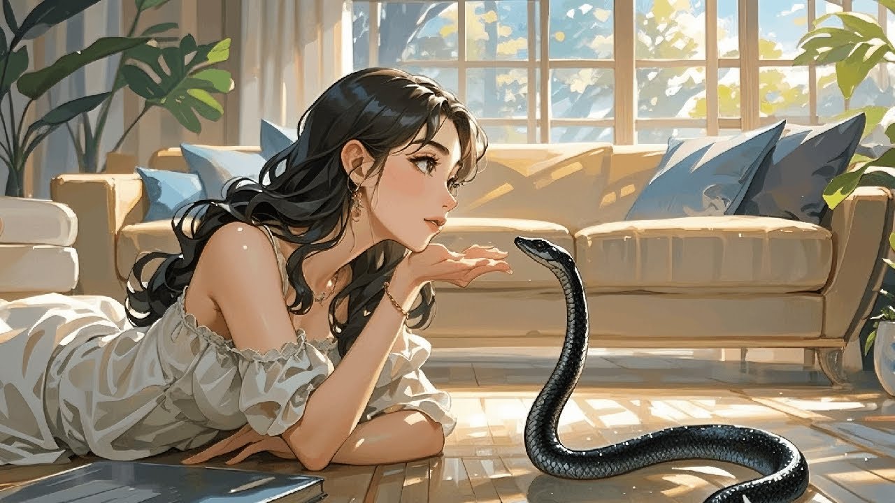 I found a small black snake& took it home,only to discover that it was my neighbor,then he loved me.