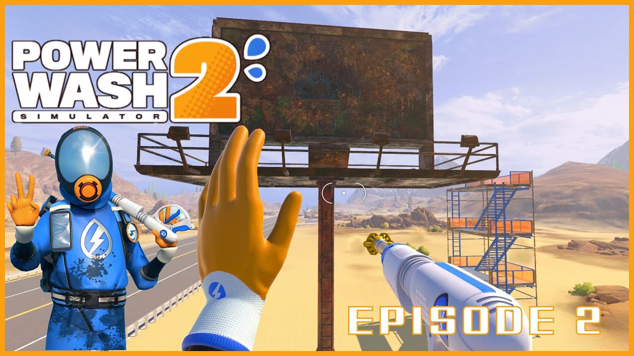 Power Wash Simulator 2 | Episode 2: Dog car and Billboard