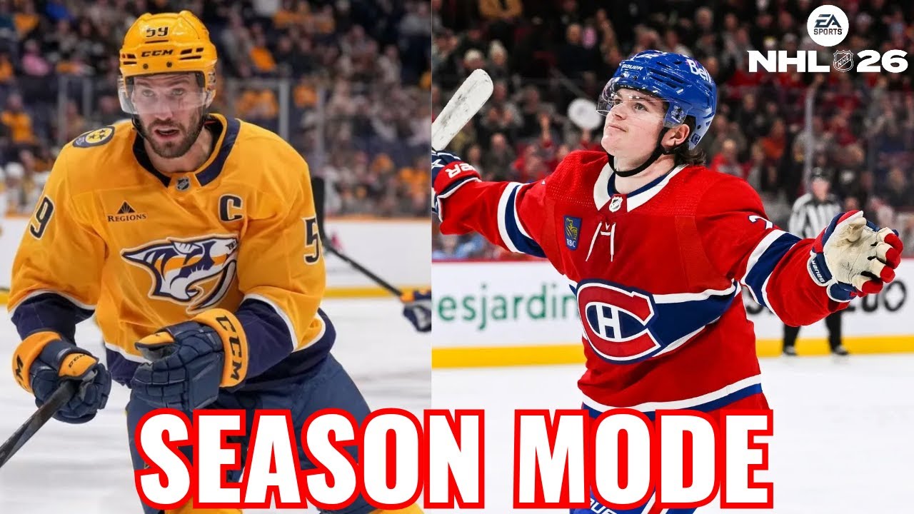 NHL 26 - SEASON MODE MONTREAL CANADIENS GAME 5 VS NASHVILLE