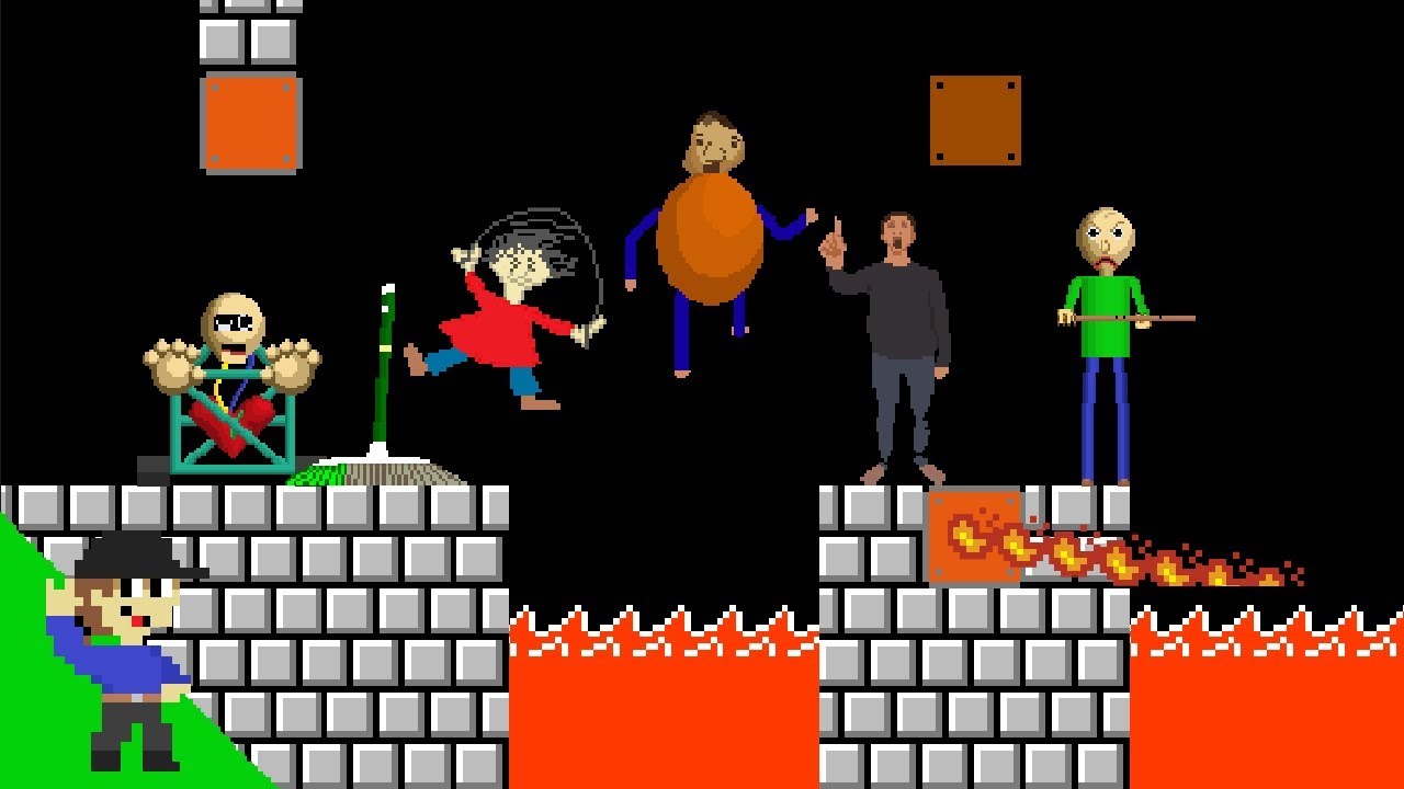 Baldi would be OP in Super Mario Bros. PART 2