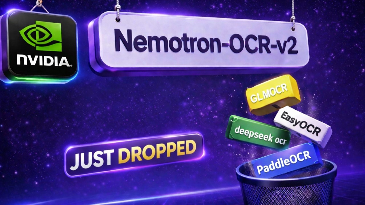 NVIDIA Just Took OCR to Another Level⚡(Nemotron OCR v2)