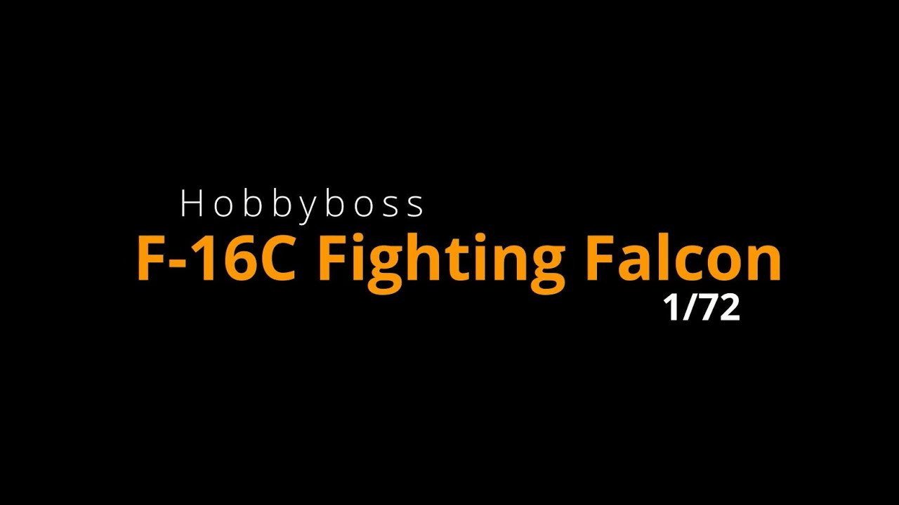 Hobbyboss 1/72 F-16C Fighting Falcon