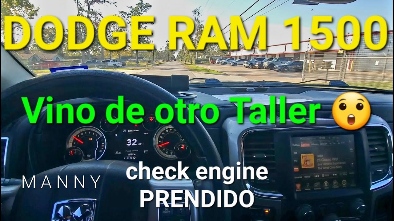 16 DODGE RAM 1500 cambiaron sensor de presion en linea de COMBUSTIBLE  y sigue la FALLA