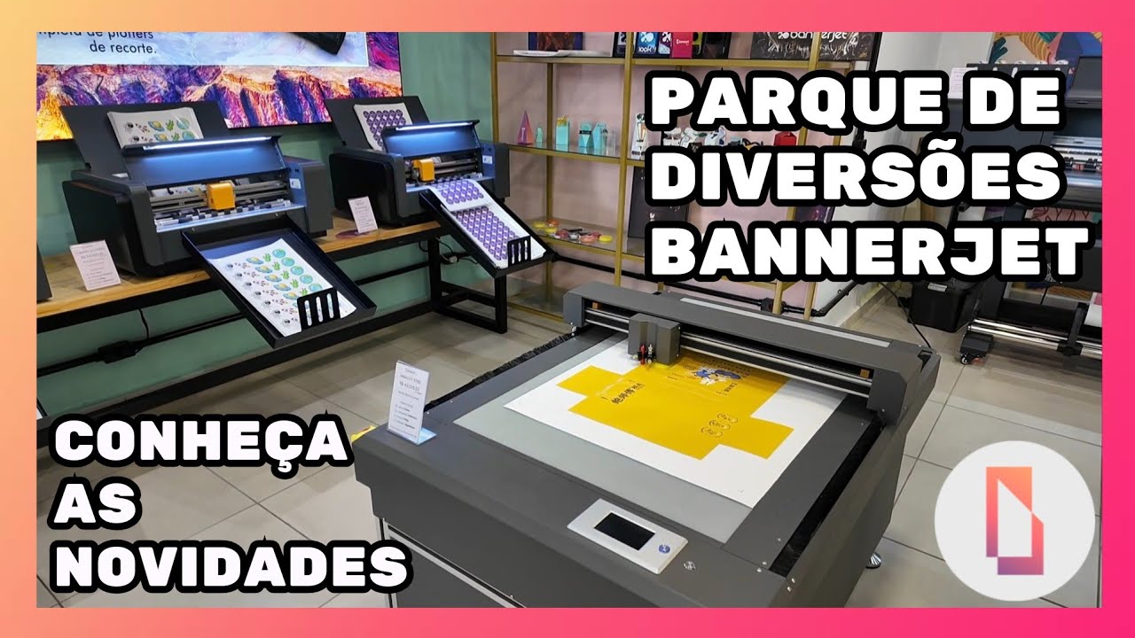 Tour Pelo Showroom da Bannerjet - Novas máquinas de corte e laser, plotters e lançamentos - Gráfica